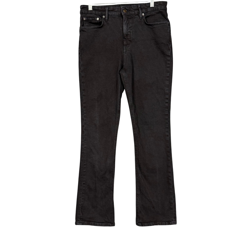 Lauren Ralph Lauren Bootcut Jeans Women 10‎ Black High Rise Stretch Denim Flare
